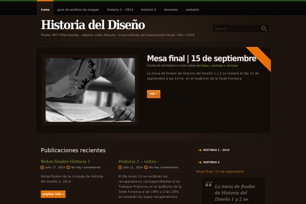 historiadcv.com.ar site used Jungleland