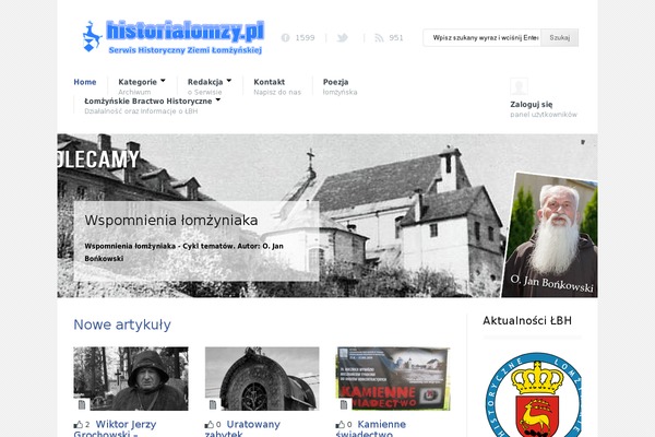 Blog theme site design template sample