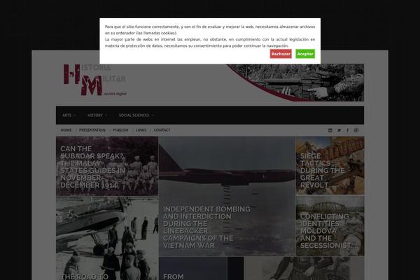 Columns theme site design template sample