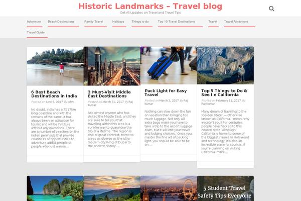 Pingraphy theme site design template sample