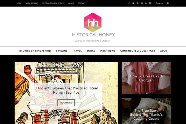 historicalhoney.com site used Simple ResponsiveBlogily