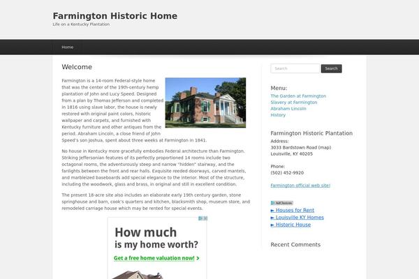 Estate theme site design template sample