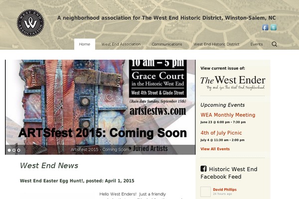 Site using Weptile Image Slider Widget plugin