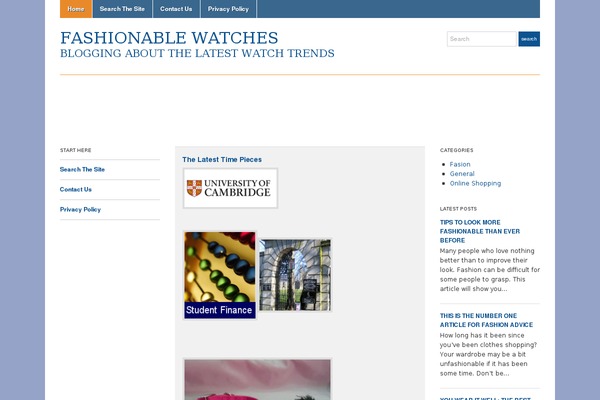 Academica theme site design template sample