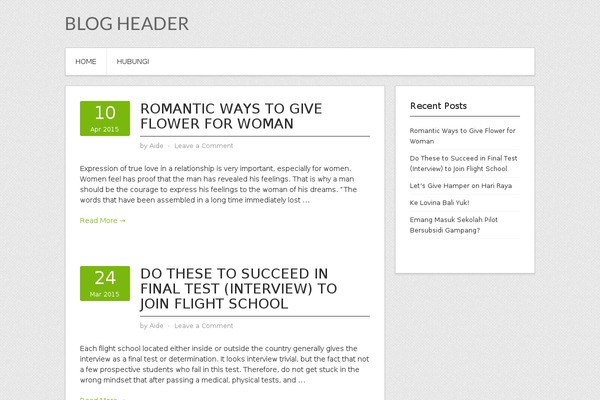 Contango theme site design template sample