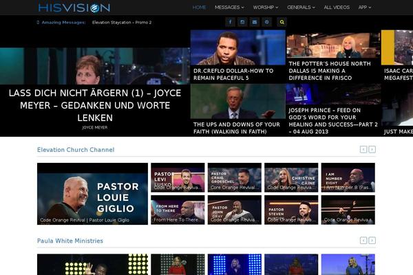 Truemag theme site design template sample