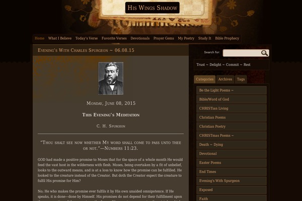 hiswingsshadow.com site used MT dark