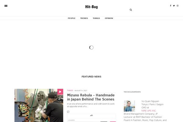 The Voux theme site design template sample