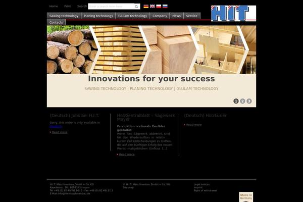 hit-maschinenbau.de site used Hit