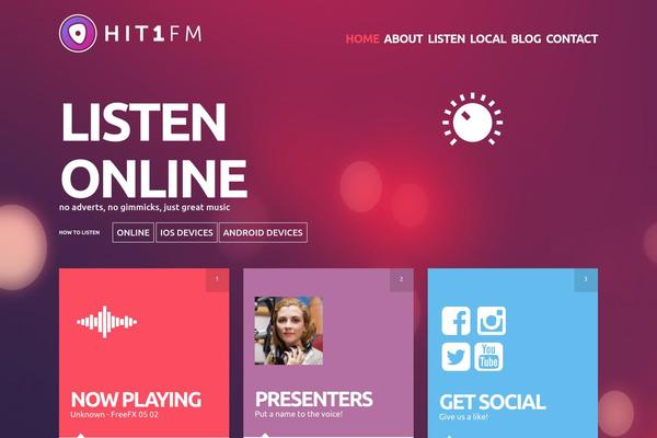 Soundwave theme site design template sample