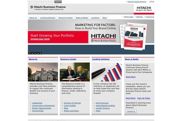 hitachibusinessfinance.com site used Hitachi