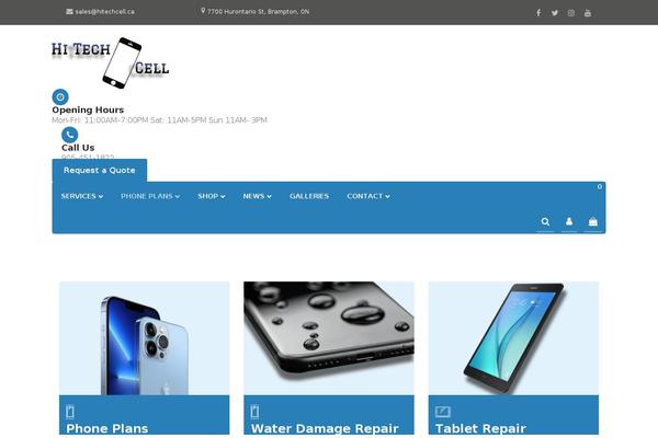 hitechcell.ca site used Tech-life