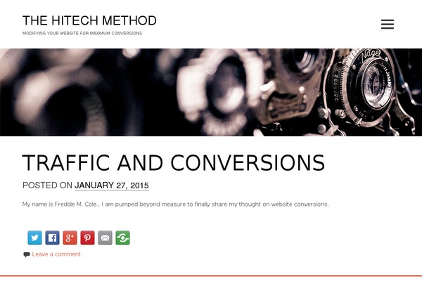Aeroblog theme site design template sample