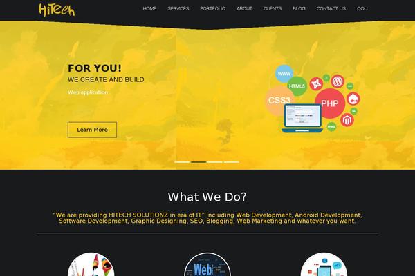 Ta-pluton theme site design template sample