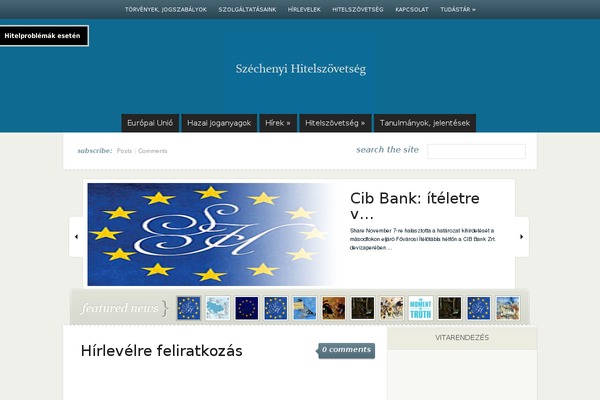 eNews theme site design template sample