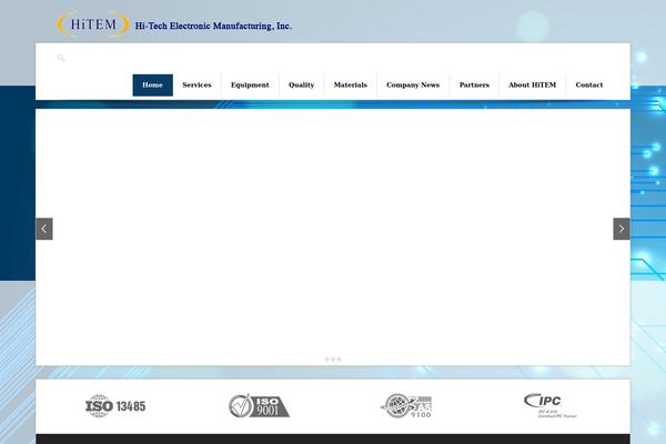 Sevent theme site design template sample