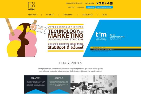 hitfirstbase.com site used Firstbase