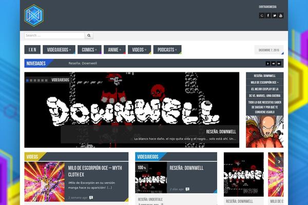 Powermag theme site design template sample