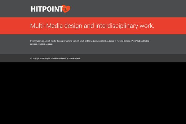 Simple theme site design template sample