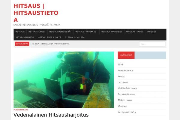 MH Newsdesk theme site design template sample