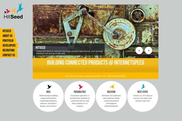 In-motion theme site design template sample