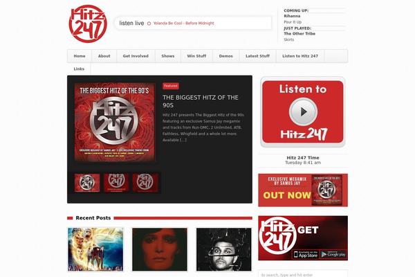 Repro theme site design template sample