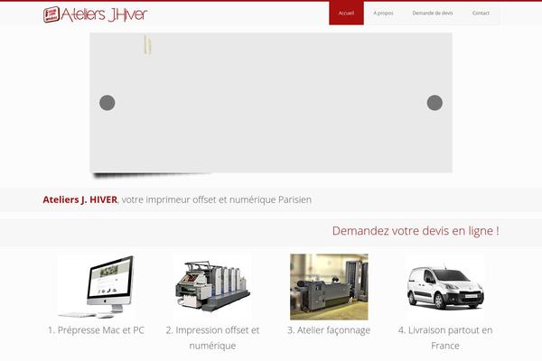 Commander theme site design template sample