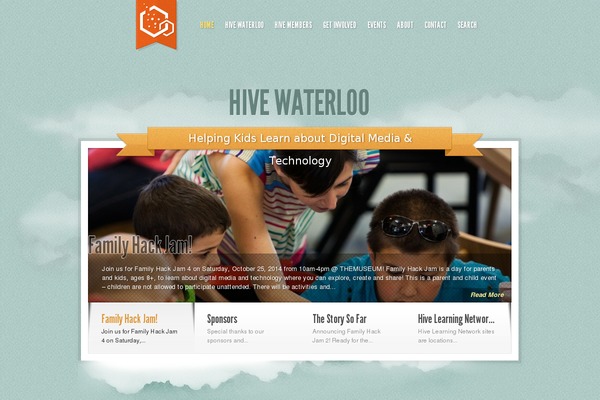 Sky theme site design template sample