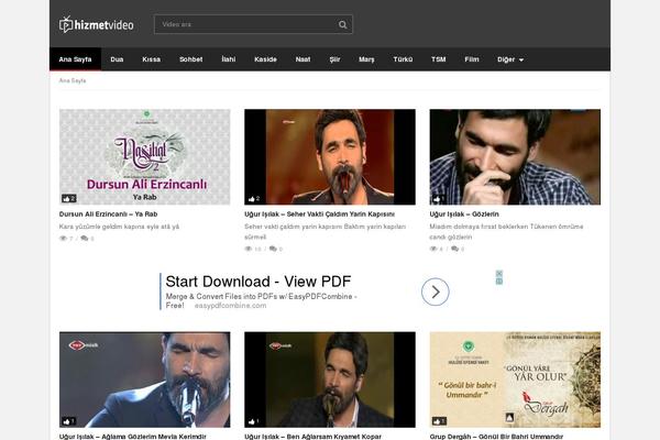 hizmetvideo.com site used Hvn