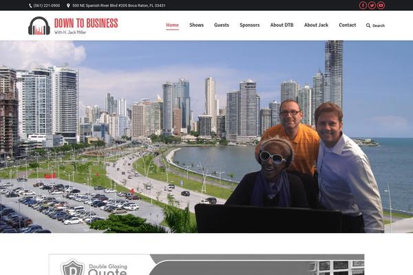 The7 Child theme site design template sample