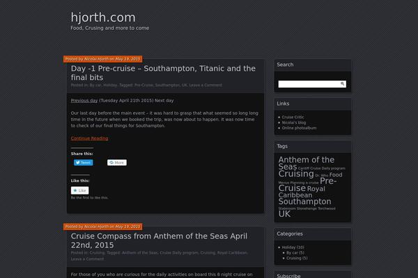 Parament theme site design template sample