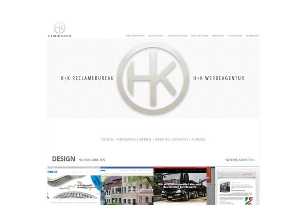 Flexible theme site design template sample