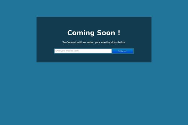Site using Easy Coming Soon plugin