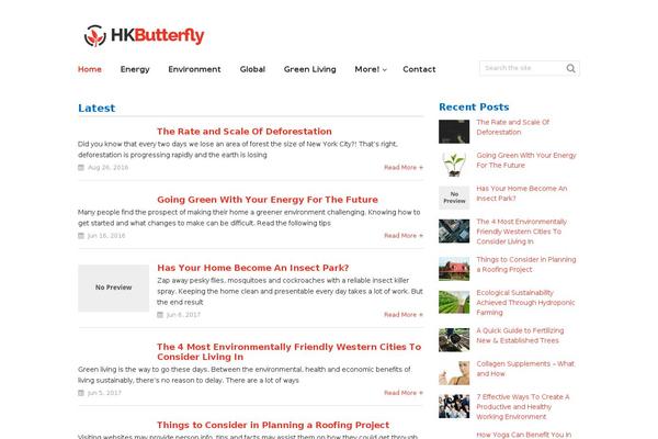 Fascinate theme site design template sample