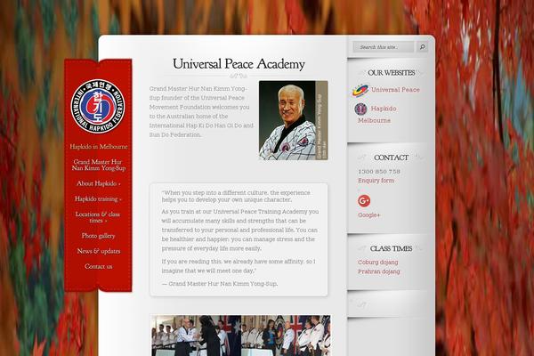 Memoir theme site design template sample