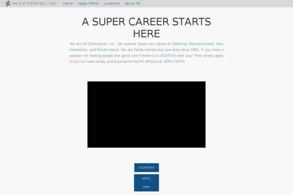 Tesseract theme site design template sample
