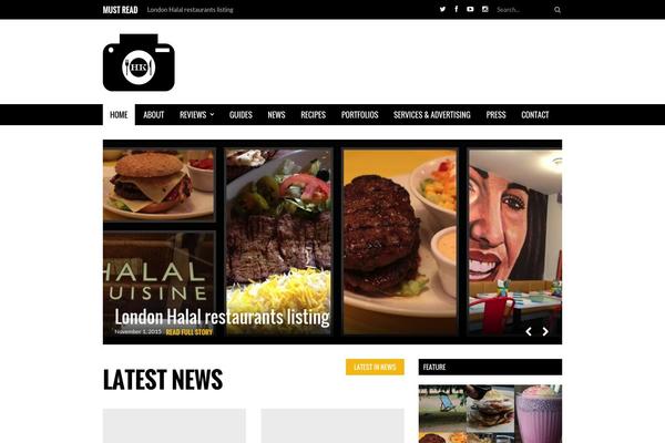 Rigel theme site design template sample