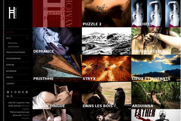 Lens-child theme site design template sample
