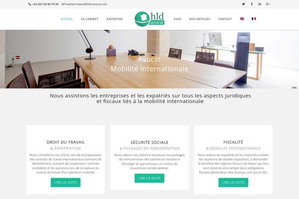 Howes theme site design template sample