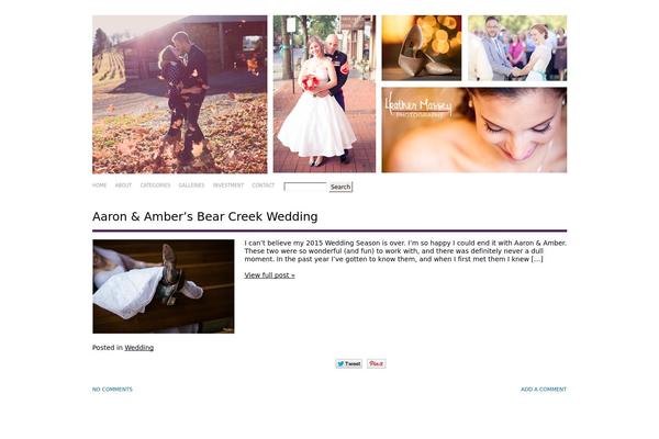 Prophoto4 theme site design template sample