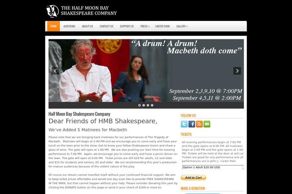hmbshakespeare.org site used Pressbiz