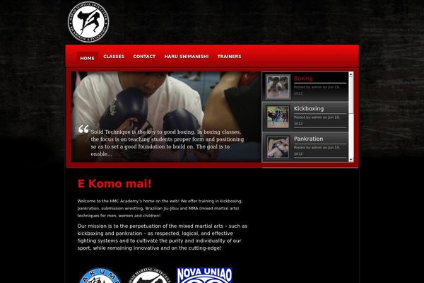 Glow theme site design template sample