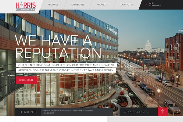 hmcc.com site used Harris-companies