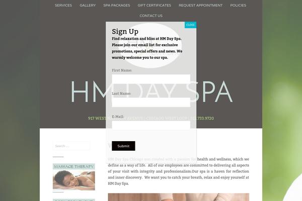 hmdayspachicago.com site used Create