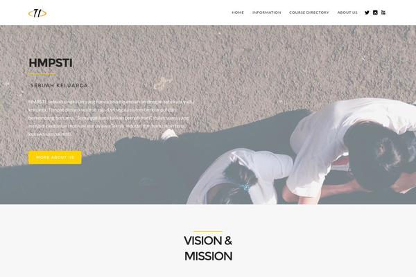 Simple’n’Bright theme site design template sample