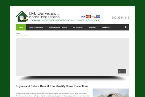 hmservicesinc.com site used Centum