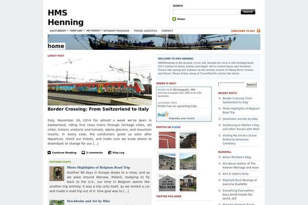 The Morning After theme site design template sample