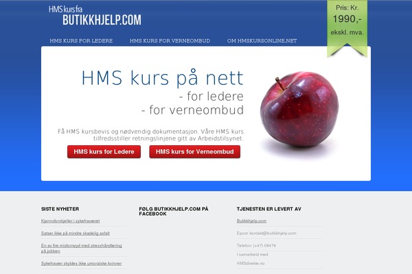 Hms theme site design template sample