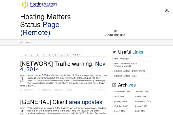 hmstatus.com site used Montezuma