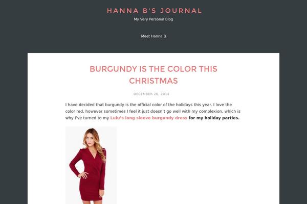Solo theme site design template sample